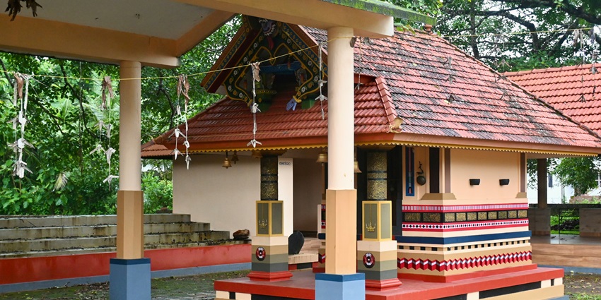 View of Sri Bedi Anjaneya Swamy Temple, one of the places to visit in Tirumala