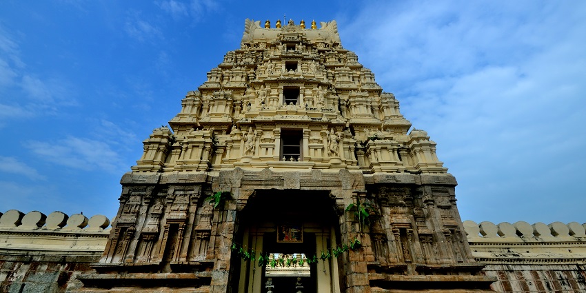 Snapshot of the majestic Marvellous Sri Ranganathaswamy Temple in Nellore