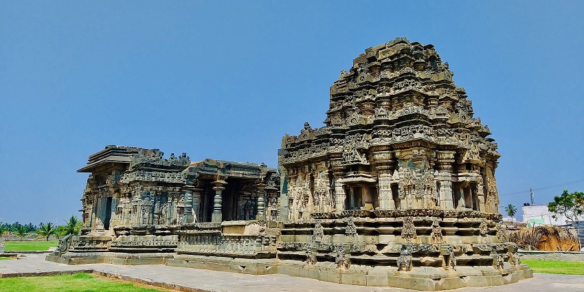 An 11th century Hindu temple dedicated to Shiva, expanded in 12th century