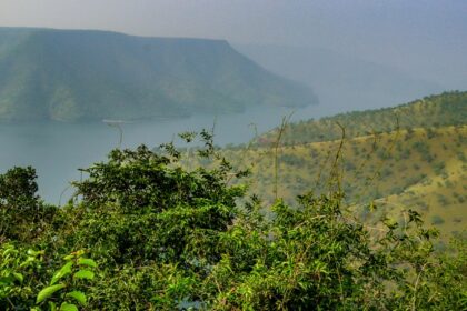 An image of Octopus Viewpoint, located in Srisailam, in the state of Telangana, India.