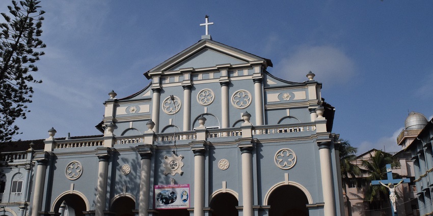 St. Aloysius Chapel is known for its elaborate frescoes that cover the walls and ceilings.