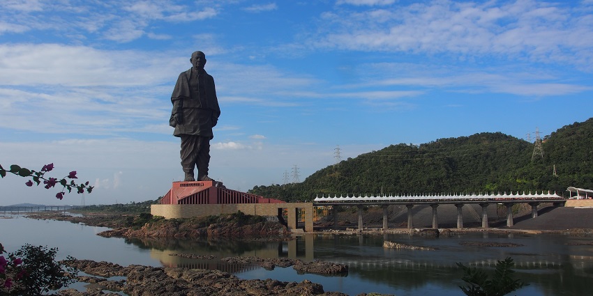 Statue Of Unity, one of the famous places to visit near Shoolpaneshwar Wildlife Sanctuary.