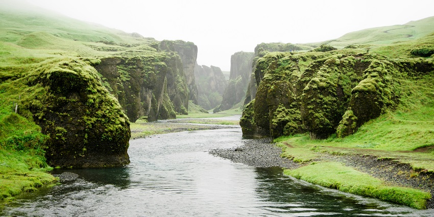 A serene view of the Subarnarekha River flowing near the Dalma Wildlife Sanctuary.
