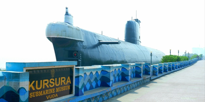 The Submarine Museum is also known as INS (Indian Navy Submarine) Kursura.