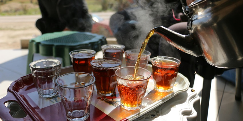 A cosy tea lounge at TAPRI Central, one of the best hangout spots in Jaipur.