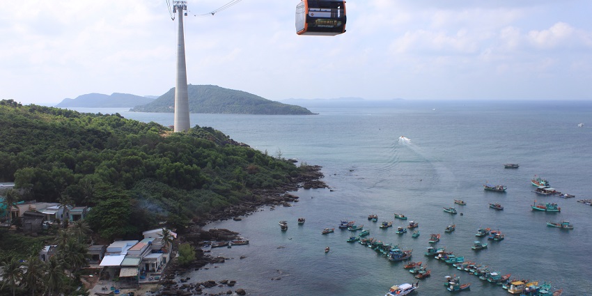 Ride the Hon Thom Cable Car for panoramic views, one of the best things to do in Phu Quoc