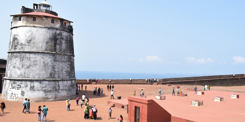 Explore the stunning architecture and design of the historic Aguada Fort in Goa.