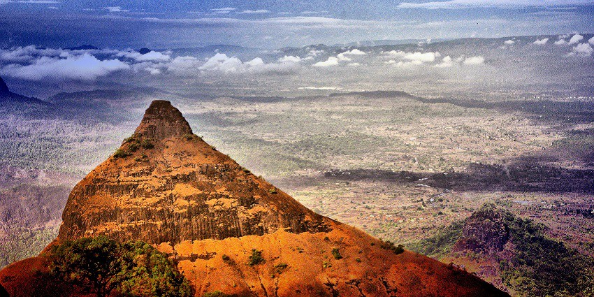 View of Tiger’s Leap, one of the best places near Lonavala for a panoramic view.