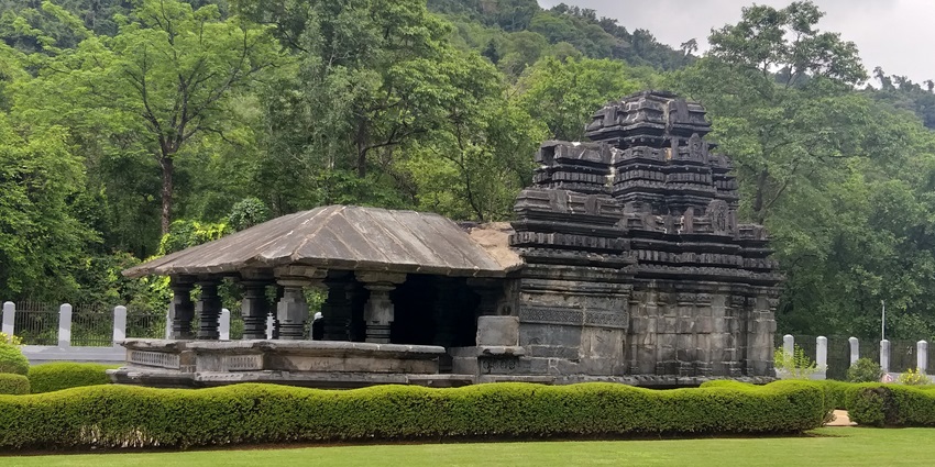 The Tambdi Surla Temple is one of the most serene places to visit in Goa in August