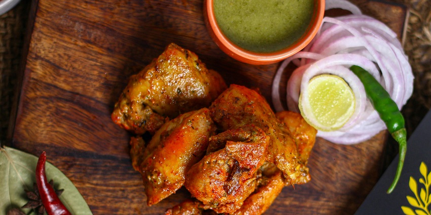 Snapshot of the mouth watering Tandoori chicken one of the best food in Jalandhar