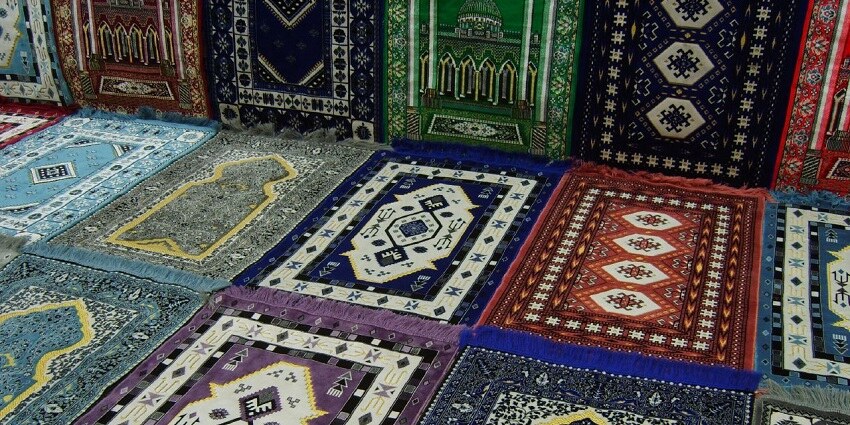 Snapshot of the beautiful interior of the Carpet Centre somewhere in the hills of Sikkim