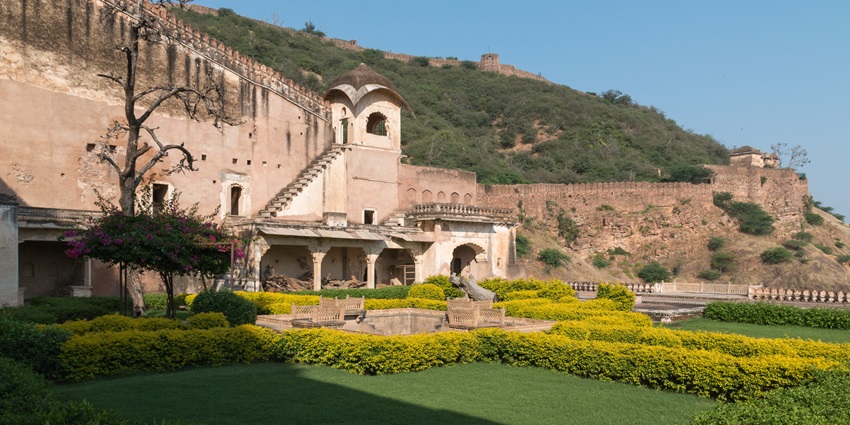Taragarh Fort is an attraction near Ajmer, with majestic walls and panoramic views of the historic landscape.