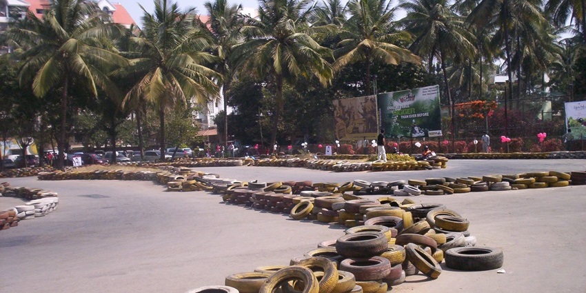 Go-carting track in Tatpadam Upavan, one of the best places to visit in Nathdwara.