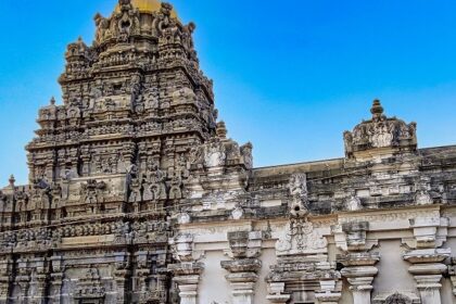 Snapshots of the Jonnawada Temple which is an ancient place of worship in Andhra Pradesh