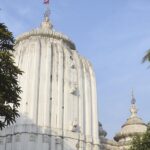 Panoramic view of the beautiful Olasuni Temple amidst the scenic landscapes of Puri