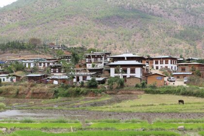 Yowakha Temple, an important site among famous temples in Bhutan.