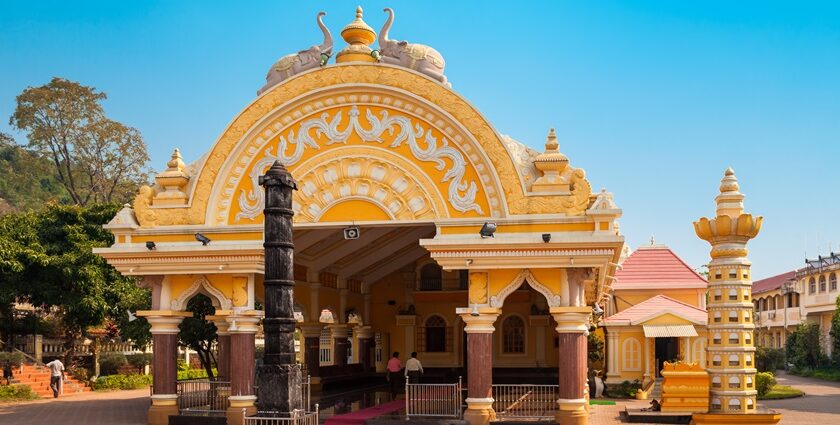 Shri Mahalaxmi Temple is one of the famous temples in Panjim with a rich spiritual heritage