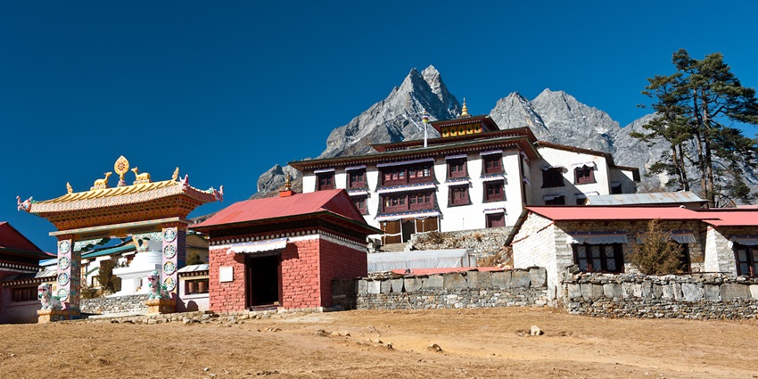 Tengboche Monastery, a famous monastery in Nepal, is located in the Everest region.