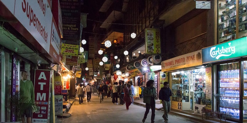 Thamel Marg has local shops and is one of the best places for shopping in Kathmandu.