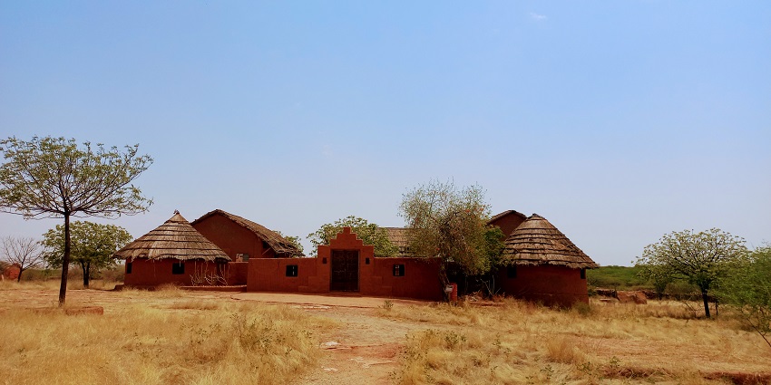 Exterior of Arna Jharna Museum, a unique museum and a Jaisalmer tourist place