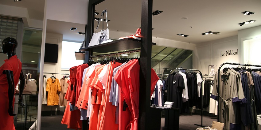 A clothing store at The Chanakya Mall, one of the famous shopping malls in Delhi.