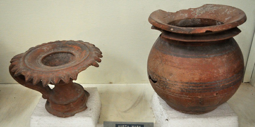 The artefacts at the museum.