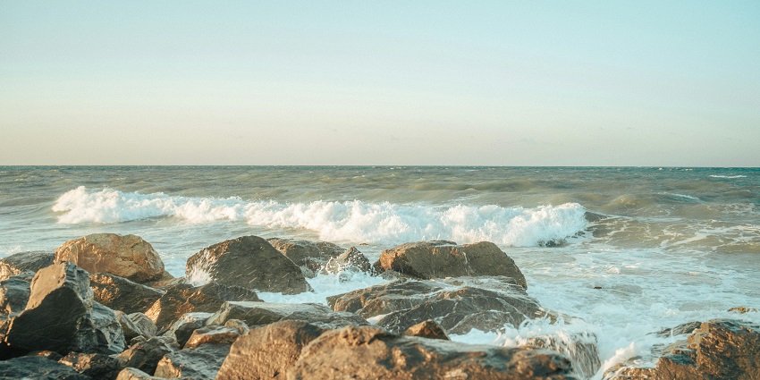 A glimpse of the Dumas Beach, one of the most popular haunted places in Ahmedabad.