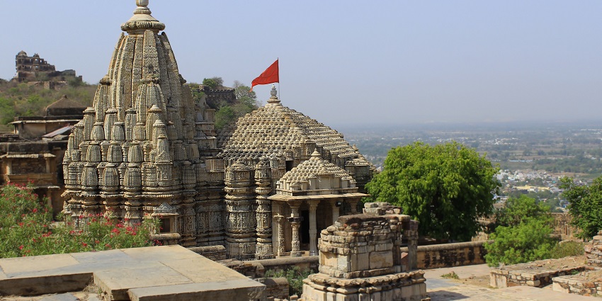 A temple on a hill is one of the tourist attractions near Sorsan Wildlife Sanctuary.