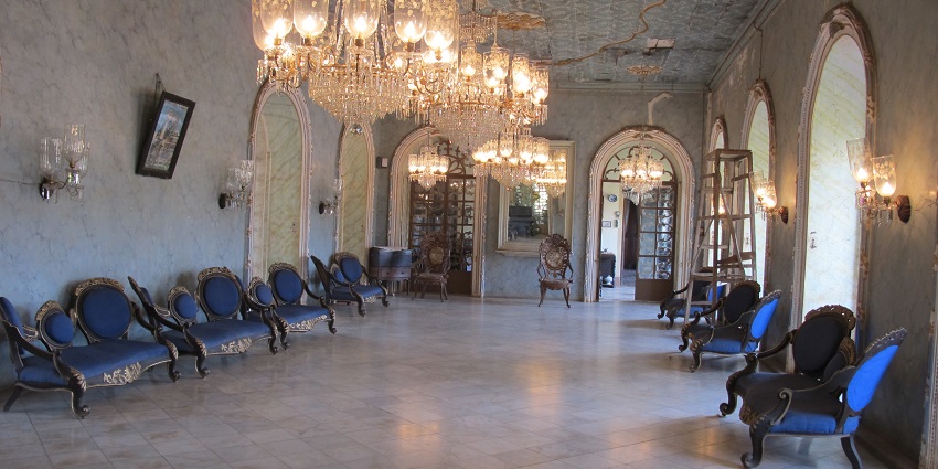 Snapshot from the inside of the iconic Menezes Braganza House