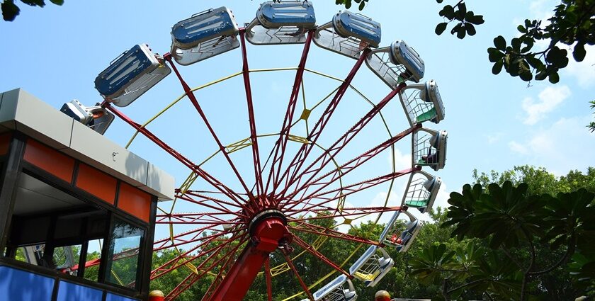 Panaromic snapshot of the beautiful theme parks in goa surrounde by the alluriong landscape