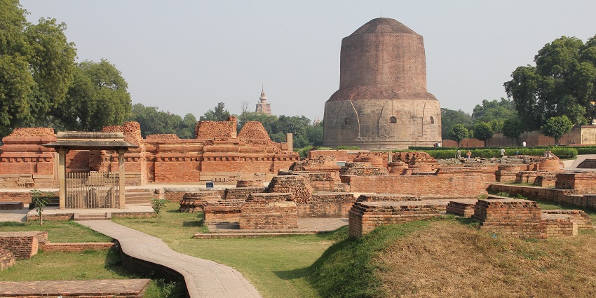 Stupas, chaityas, and viharas in Thotlakonda Ancient Buddhist Monastery.
