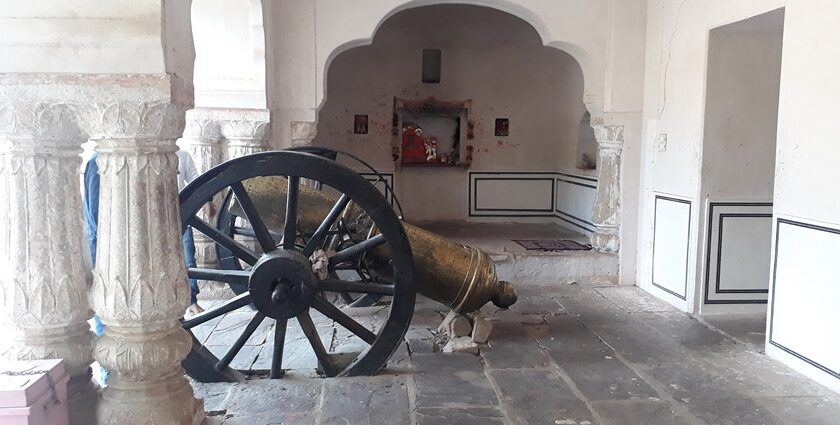 A captivating view of Bala Quila, Alwar Fort, perched on a hilltop, a must-visit attraction for anyone exploring the top things to do in Alwar.