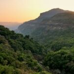 A scenery view of Pawna Lake in Lonavala showcasing lush greenery and serene waters.