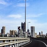 A view of towering building and clean roads exuding ultra-modern elegance in Maharashtra.