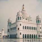 A picture of a gurudwara in Ludhiana with a secondary building visible in the background