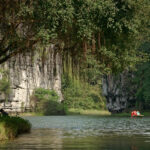 Scenic view of Trang An Landscape Complex, ideal for boat tours, the perfect thing to do in Ninh Binh.