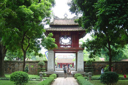 Witnessing Historic Temple of Literature in Hanoi, a symbol of Vietnam's educational heritage, is a must thing to do in Vietnam