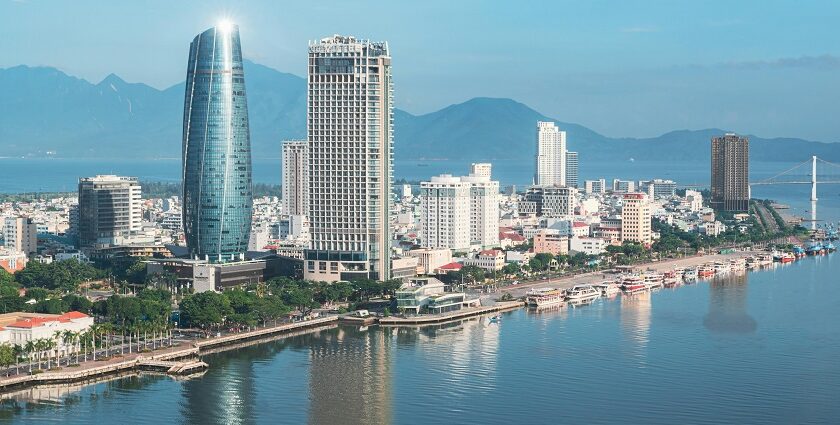 The view of Downtown, visiting here would be one of the things to do in Da Nang.