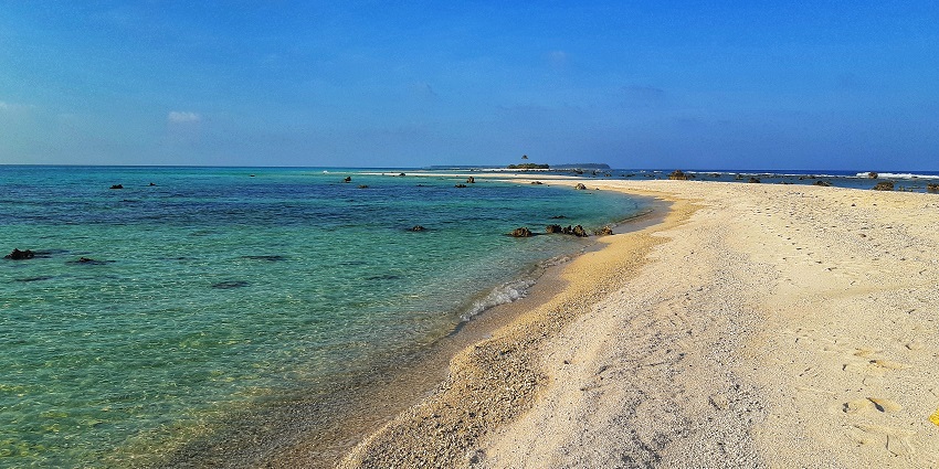 The island is surrounded by a stunning lagoon with crystal-clear waters, among places to visit in Lakshadweep.
