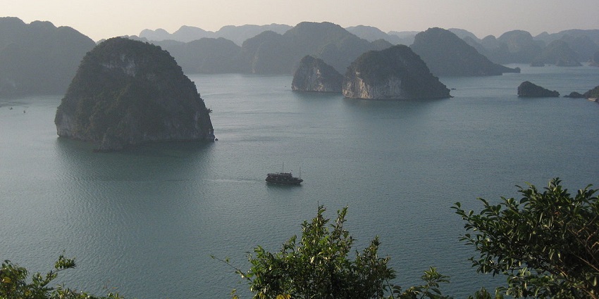 Exploring the serene Ti Top Island is one of the scenic things to do in Halong Bay.