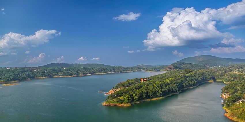 A view of Tikkar Taal, one of the tourist places in Morni Hills that is worth visiting