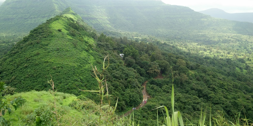 Tikona Fort offers stunning views of Pawna Lake and is a popular trekking hotspot.