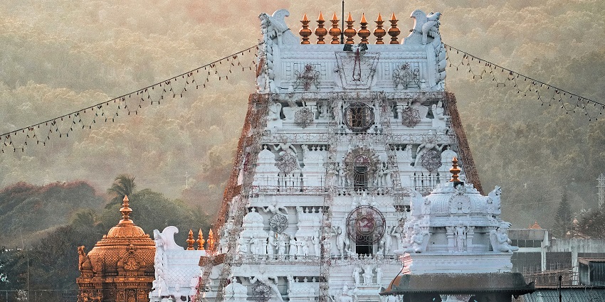 Tirupati is one of the religious places to visit in Andhra Pradesh in February to seek blessings.