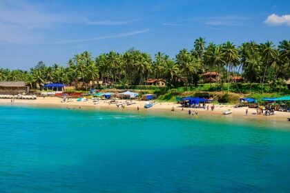 Goa in December and enjoy the view of the turquoise beaches and historic churches and forts