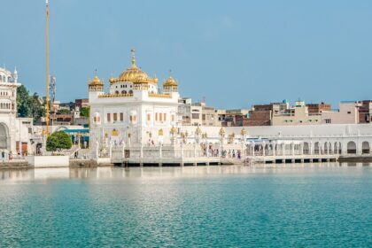 A view of the Tarn Taran Sahib , one of the most cultural significant places to visit near Amritsar