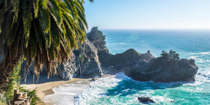 Explore this white sandy beach paired with the crystal-clear waters.