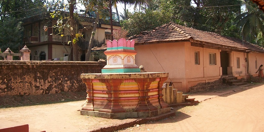 The ancient architecture of Tulsi Mandir, a historical tourist place in Jalandhar.