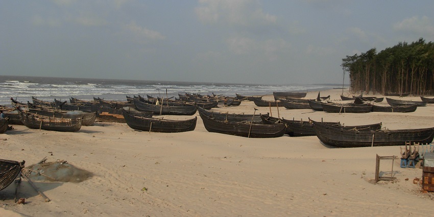 Udaipur sea beach is small coastal fishing village near Chandaneswar Temple