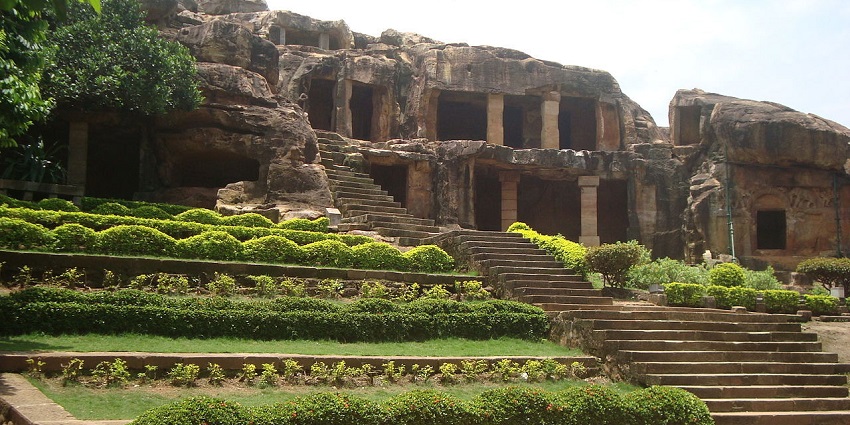 Udayagiri and Khandagiri Caves, a quaint tourist attraction near Mukteshwar Temple.