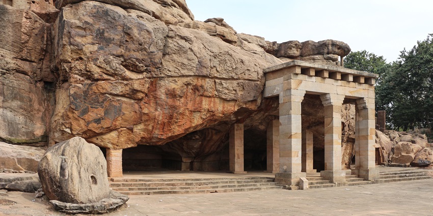 Udayagiri Caves is one of the most historical places to visit after paragliding in Odisha.